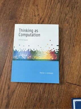 Thinking as Computation by Hector J. Levesque - Blue & Multicolor Cover
